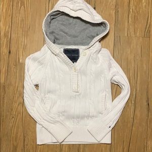 Tommy Hilfiger knitted hoodie.
